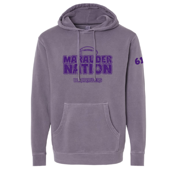 Marauder Nation Independent Trading Midweight Pigment-Dyed Hoodie