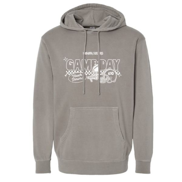 Checkered Game Day Independent Trading Midweight Pigment-Dyed Hoodie