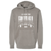Stripe Football Independent Trading Midweight Pigment-Dyed Hoodie
