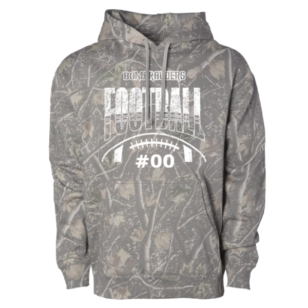 Stripe Football Independent Trading Deadwood Tree Camo Midweight Hoodie